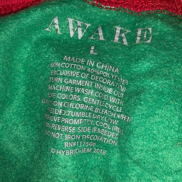 Women's Red and Green Jumper - Picture 4 of 4